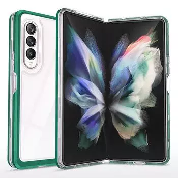 Ультратонкий прозрачный чехол для телефона Samsung Galaxy Z Fold 4 Fold 3 со складным экраном для мобильных телефонов Fold3 Fold4 прозрачный жесткий чехол For Galaxy Z Fold 3