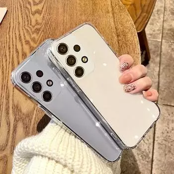 Ультратонкий прозрачный мягкий чехол из ТПУ для Samsung Galaxy S22 S21 S20 A23 A33 A53 A73 A13 A12 M23 M13 M33 M53 M32 4G 5G Роскошный противоударный защитный чехол Samsung Galaxy A30S чистый