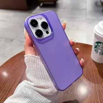 Ультратонкий прозрачный жесткий чехол для iPhone 15 14 Plus 13 12 Pro Max, матовый чехол из поликарбоната с прозрачным корпусом, противоударный чехол Apple 13 for iPhone 15 plus