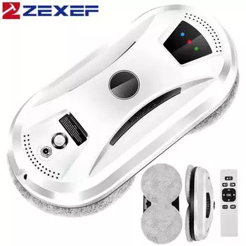 Ультратонкий робот-пылесос ZEXEF, робот для мытья окон, электрический стеклоочиститель, одноклавишная машина для чистки стеклянных стен
