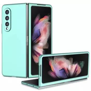 Ультратонкий складной чехол с защитой от падений для Samsung Galaxy Z Fold3 Fold 4 Fold4 Fold2 5g Fold 3 2, нескользящий чехол для мобильного телефона for samsung Z Fold 4 темно-синий