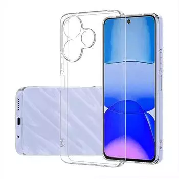 Ультратонкий тонкий мягкий силиконовый чехол из ТПУ, прозрачный чехол для телефона Redmi 13 13C A3 A3X Redmi Note 13/Note 13 Pro 4G 5G Note 13 Pro + Xiaomi POCO F6 Pro чистый