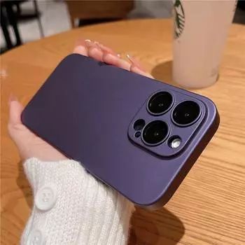 Ультратонкий защитный чехол для объектива с покрытием для Iphone 14 13 12 11 Pro Max 13pro Max 14plus матовый противоударный бампер задняя крышка For iPhone 13P