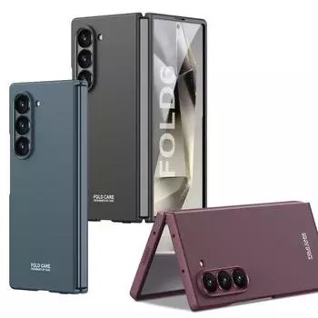 Ультратонкий жесткий чехол для телефона из ПК для Samsung Galaxy Z Fold 6, 5, 4, 3, чехол Z Fold 6, противоударные чехлы For Galaxy Z Fold 6 золотой