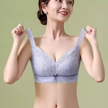 Ультратонкое нижнее белье с полной чашкой для женщин, бюстгальтер большого размера без стальной окантовки, сборка ММ для уменьшения груди и закрытия вторичных молочных желез 34/75B красный