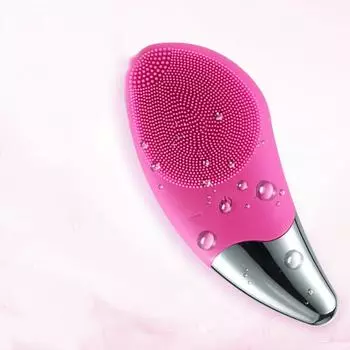 Ультразвуковая электрическая щетка для очищения лица с USB-кабелем для зарядки