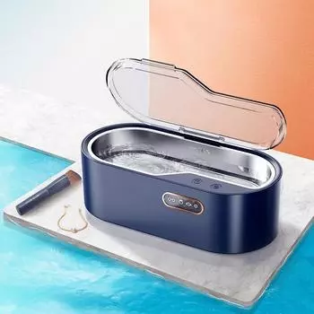 Ультразвуковая машина для чистки контактных линз, устройство для чистки ювелирных изделий, часов, подтяжек, ящик для шоковой очистки пятен белый