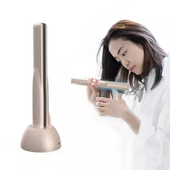 Ультразвуковая обработка Kiboer, утюжок для блестящих волос, повышение проникновения, восстановление повреждений волос, зарядная стойка, уход за волосами, синий светодиод 1 МГц, повышенная скорость проникновения