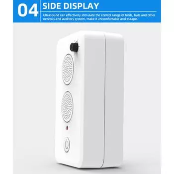 Ультразвуковое отпугивающее устройство, USB перезаряжаемая батарея большой емкости, уличный регулируемый отпугиватель птиц as picture show