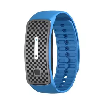 Ультразвуковой браслет отпугиватель комаров браслеты силиконовые фитнес-шагомер браслеты фитнес синий