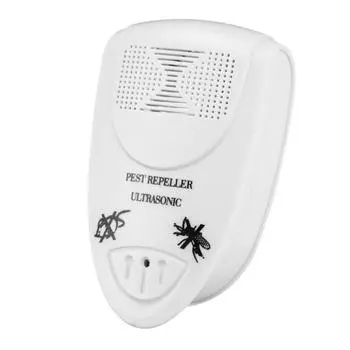 Ультразвуковой домашний склад, мышь, крыса, комар, таракан, репеллент от комаров EU Plug белый