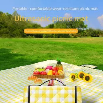 Ультразвуковой коврик для пикника, утолщенный водонепроницаемый и влагостойкий коврик, ткань для пикника, пляжный коврик, коврик для кемпинга, коврик для пикника на открытом воздухе 150*200cm