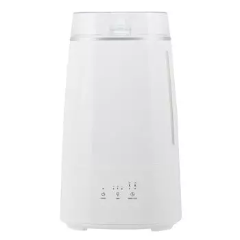 Ультразвуковой нагревательный гибридный увлажнитель воздуха большой емкости для комнаты в западном стиле, 7 татами, для комнаты в японском стиле, с верхней подачей воды, ароматический увлажнитель воздуха, белый, простой + 3,5 л