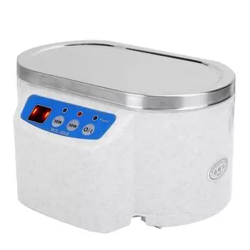 Ультразвуковой очиститель 30 Вт 50 Вт Ультразвуковая чистящая машина для ювелирных часов с вилкой европейского стандарта 220 В белый