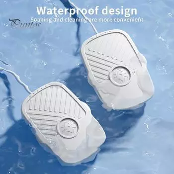 Ультразвуковой очиститель овощей Водонепроницаемый Plug-and-Play Удобный в использовании Высокочастотная вибрация Низкий уровень шума Многофункциональный ультразвуковой очиститель фруктов белый