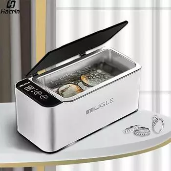 Ультразвуковой очиститель Ультразвуковая машина для чистки очков Очиститель ювелирных изделий 46 кГц Высокочастотная ультразвуковая моющая ванна