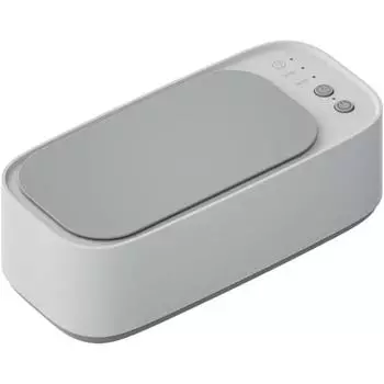 Ультразвуковой очиститель Ультразвуковой очиститель для очков и ювелирных изделий Ультразвуковая чистящая машина Ультразвуковая моечная ванна для очков серый