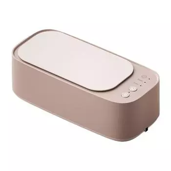 Ультразвуковой очиститель ювелирных изделий, легкий и мощный, для чистки драгоценных сокровищ, портативный размер розовый