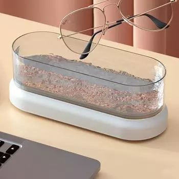 Ультразвуковой очиститель ювелирных изделий, машина для чистки очков, большая емкость, 47 кГц, высокочастотный портативный профессиональный ультразвуковой очиститель