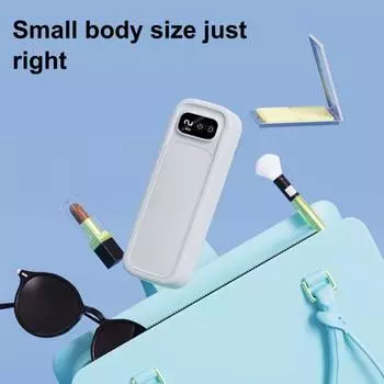 Ультразвуковой очиститель ювелирных изделий Yousheng 45 кГц, емкость резервуара для воды 300 мл, цифровой таймер, машина для чистки колец и очков белый