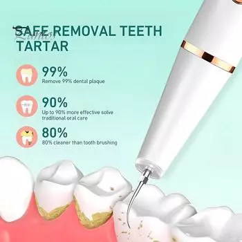 Ультразвуковой очиститель зубного налета Портативный электрический стоматологический скалер USB-перезаряжаемый прибор для удаления зубного камня Устранитель зубного камня Чистка зубов 1 Set