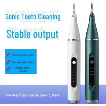 Ультразвуковой очиститель зубов и удаление зубного налета для отбеливания жемчужина белый