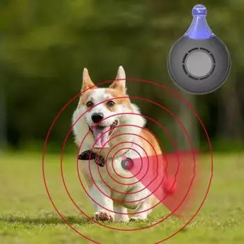 Ультразвуковой отпугиватель блох и клещей, противопаразитарное устройство для отпугивания собак и комаров для щенков кошек чёрный