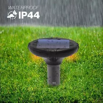 Ультразвуковой отпугиватель грызунов на солнечной энергии для использования на открытом воздухе, водостойкий, простой в установке для сада, двора, лужайки