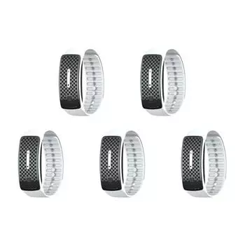 Ультразвуковой отпугиватель комаров Браслет против укусов комаров(белый)