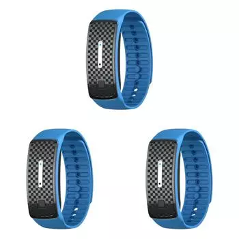 Ультразвуковой отпугиватель комаров Браслет против укусов комаров(синий)