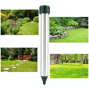 ультразвуковой отпугиватель кротов мышей грызунов 400ХЗ для сада на открытом воздухе