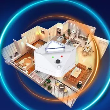 Ультразвуковой отпугиватель мышей, отпугиватель крыс, эффективный против мышей и крыс, для борьбы с крысами, тараканами, насекомыми, пауками EU белый