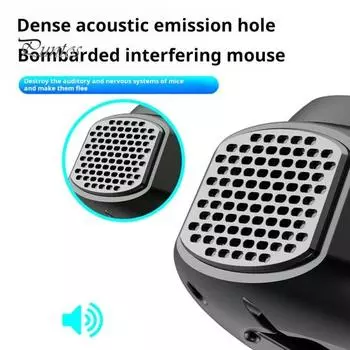 Ультразвуковой отпугиватель мышей с 4 рабочими режимами, широкий диапазон действия, устройство для отпугивания грызунов и белок в помещении без химикатов USB белый