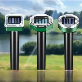 «Ультразвуковой отпугиватель на солнечных батареях для мышей, змей, птиц, насекомых и кошек» Octagonal Solar, single