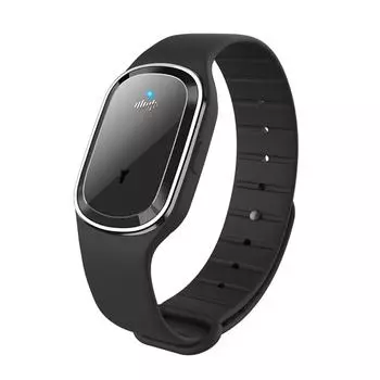 Ультразвуковой отпугиватель насекомых и вредителей, браслет-репеллент, черный