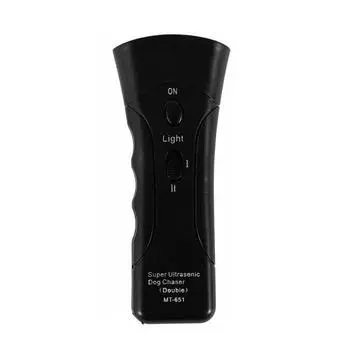Ультразвуковой отпугиватель собак с двумя головками, лазерный дрессировщик собак с двумя роговыми рожками, портативный отпугиватель собак, контроль лая, дрессировка домашних животных