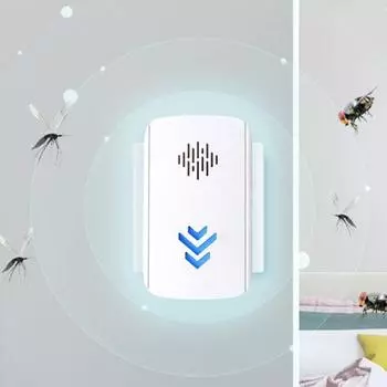 Ультразвуковой отпугиватель вредителей, отпугиватель грызунов для мыши, Plug-Play, экологически чистое решение, компактный размер, эффективное устройство для борьбы с вредителями в помещении UK Plug