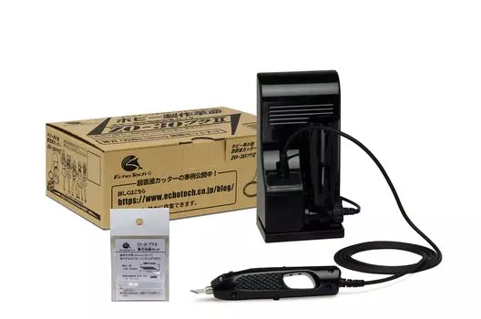 Ультразвуковой резак для пластика Plastic II Black с тонким лезвием, пробный вариант ZO-30 (с набором) ЗО-30ПII