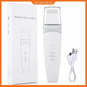 Ультразвуковой скруббер для кожи, массажер для глубокого очищения лица