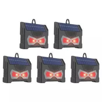 - Ультразвуковой солнечный отпугиватель животных, отпугиватель кошек для улицы, со светодиодной мигалкой