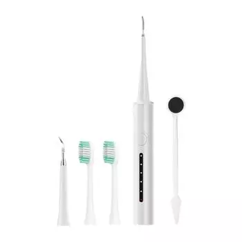 Ультразвуковой стоматологический очиститель, устройство для домашней чистки, удалитель зубного камня, электрическая зубная щетка 2-в-1 One Size