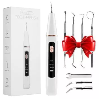 Ультразвуковой стоматологический скалер, электрический звуковой очиститель зубного налета, удаление зубного камня, зубного камня, пятен на зубах, удаление зубного камня белый