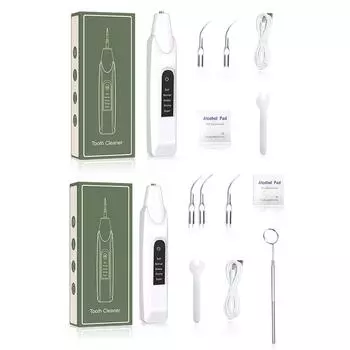 Ультразвуковой стоматологический скалер для удаления зубного камня, 5 режимов, очиститель пятен для зубов с подсветкой, электрический прибор для удаления зубного камня для домашнего путешествия SETA