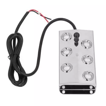 Ультразвуковой туманообразователь для пруда с кабелем 1,5 м, нержавеющая сталь, 6 головок, тихий ультразвуковой туманообразователь