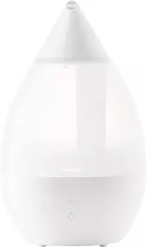 Ультразвуковой увлажнитель для 5 татами японской комнаты 8 татами западной комнаты Совместим с ароматом 7-цветный светодиодный каплевидный вращающийся на 360 градусов двойной съемный водяной белый