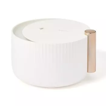 Ультразвуковой увлажнитель воздуха Francfranc Luna, белый, 650 мл, верхняя подача воды, таймер выключения, функция подсветки, совместимость с ароматизаторами