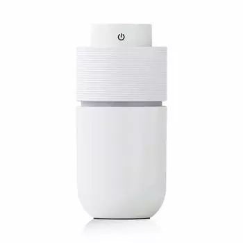 Ультразвуковой увлажнитель воздуха Mini 190 мл Aroma Compatible Mois M Small Регулировка уровня увлажнения LED Light 3R SYSTEMS Белый Qurra(Моис М) 55мл/ч