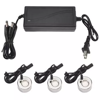 Ультразвуковой увлажнитель воздуха с водяным туманом, 3 распылительные головки, водяной фонтан, пруд, распылитель тумана, увлажнитель воздуха, вилка США CHINA