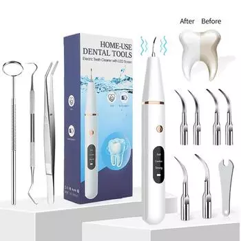 Ультразвуковой зубной скалер для зубов, средство для удаления пятен зубного камня, электрический звуковой очиститель зубов, удаление зубного камня