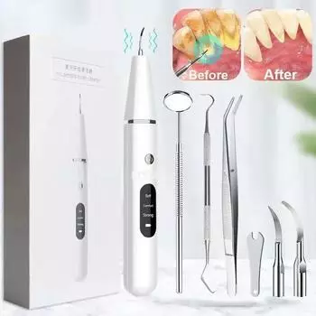 Ультразвуковой зубной скалер для зубов, средство для удаления пятен зубного камня, электрический звуковой очиститель зубов, удаление зубного камня